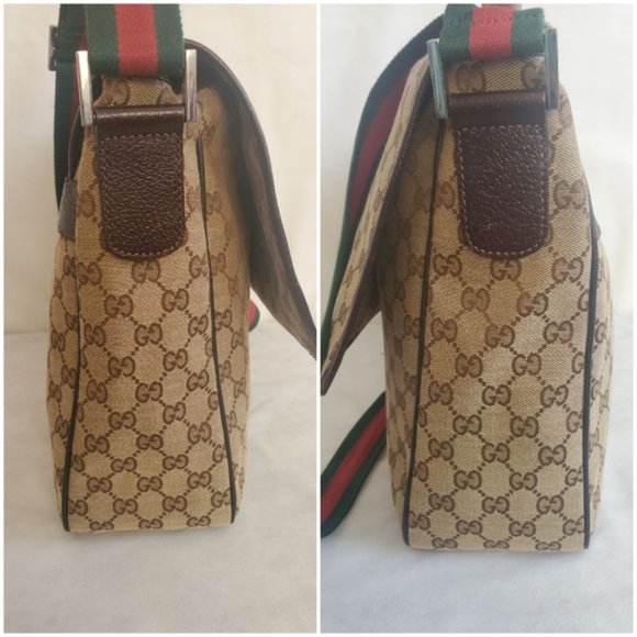GUCCI Monogram Web Messenger Bag - Picture 10 of 15